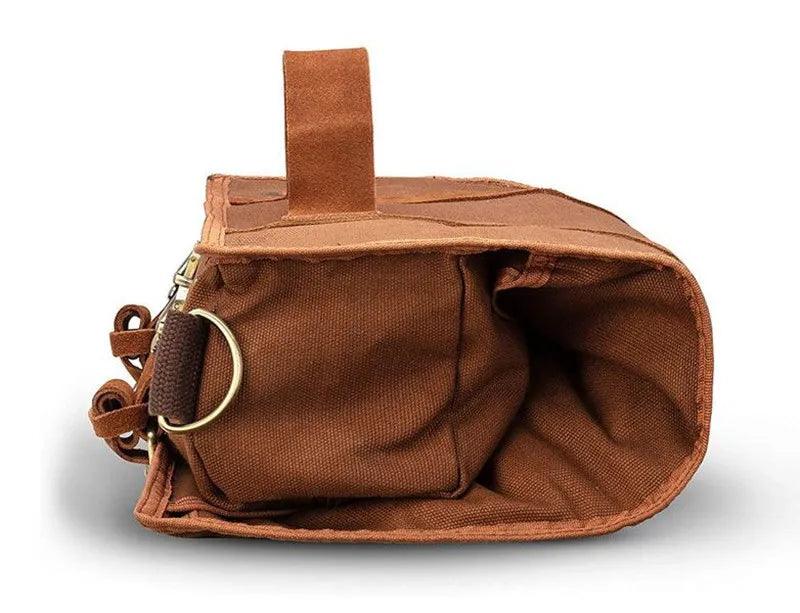 Bolsa para Bartenders Marrom Modelo Roll Canvas Vintage com Alça - Cocktail Shop