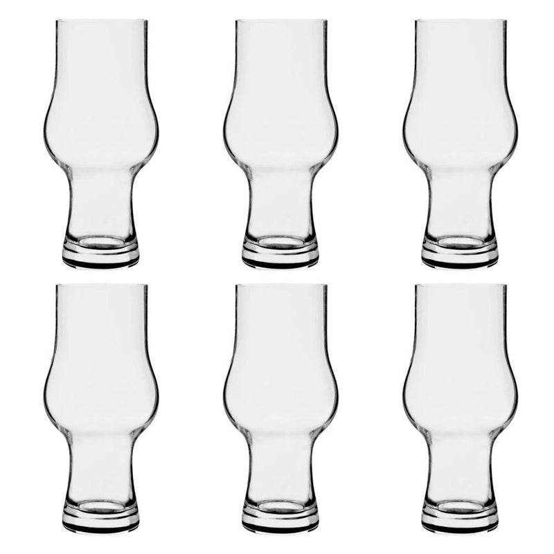 Jogo de 6 copos de cristal para Cerveja IPA 400ml - Cocktail Shop