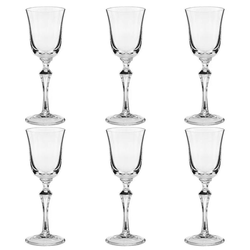 Jogo de 6 taças de cristal para Água 460ml - Cocktail Shop
