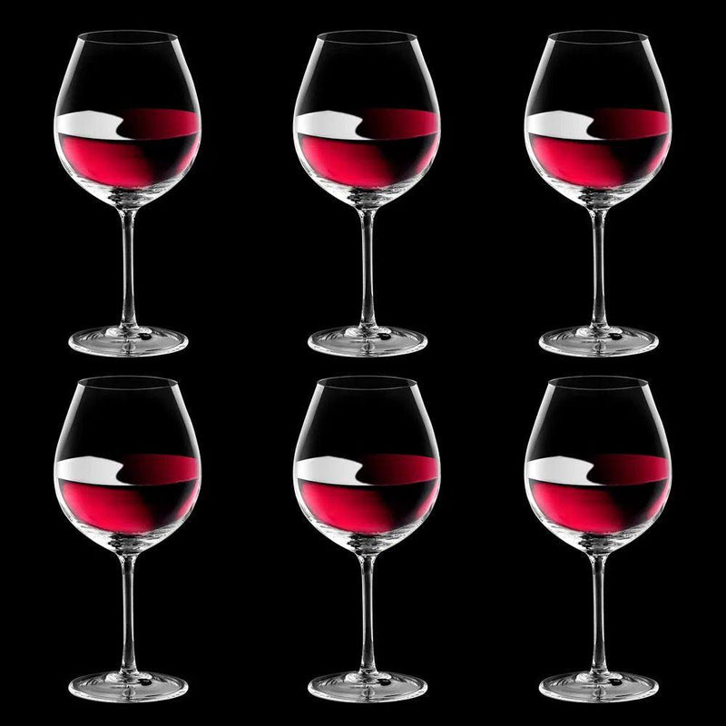 Jogo de 6 taças de cristal para Borgogne Pinot Noir 810ml - Cocktail Shop